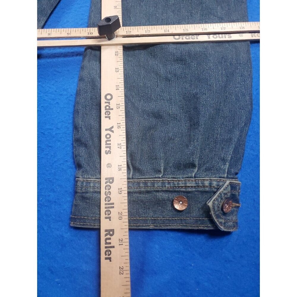Vintage GLO Jeans Size 3 Juniors Capri Classic Quality Denim Cuffed Retro - Picture 12 of 16